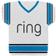22 X 23 Jersey Shaped Cooling Towel