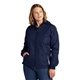 aerial view a true navy/white sport - tek(r) womens colorblock hooded raglan jacket - colors, image 1 of 7