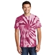aerial view a maroon port co(r) tie - dye tee, image 1 of 6