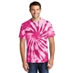 aerial view a pink port co(r) tie - dye tee, image 1 of 6