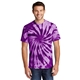 aerial view a purple port company(r) tie - dye tee - colors, image 1 of 6