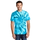 aerial view a turquoise port co(r) tie - dye tee, image 1 of 6