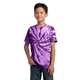 aerial view a purple port company(r) youth tie - dye tee, image 1 of 6
