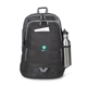 aerial view a black maverick laptop backpack, image 1 of 2