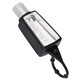 aerial view a black gel go 1 oz hand sanitizer, image 1 of 2