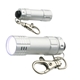 aerial view a silver bright shine led key chain, image 1 of 2