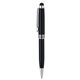 aerial view a black spectrum ballpoint pen / stylus, image 1 of 3