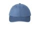 aerial view a steel blue port authority(r) garment washed cap, image 1 of 4