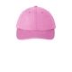 aerial view a bright pink port authority(r) garment washed cap, image 1 of 4