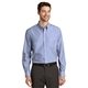 aerial view a chambray blue port authority(r) crosshatch easy care shirt - colors, image 1 of 6
