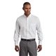aerial view a blue/navy port authority(r) tattersall easy care shirt, image 1 of 6
