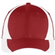 aerial view a true red/white sport - tek(r) dry zone(r) nylon colorblock cap, image 1 of 3