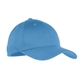 aerial view a carolina blue port company(r) - youth six - panel twill cap, image 1 of 2