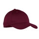 aerial view a maroon port company(r) - youth six - panel twill cap, image 1 of 2