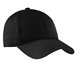 aerial view a black sport - tek(r) youth dry zone(r) nylon cap, image 1 of 3
