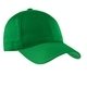 aerial view a kelly green sport - tek(r) youth dry zone(r) nylon cap, image 1 of 3