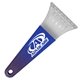 aerial view a clear blade & blue to violet handle 7 polar color change ice scraper, image 1 of 4