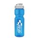 a blue bottle & white lid champion - 28 oz transparent bottle with flip lid