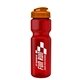 a red bottle & orange lid champion - 28 oz transparent bottle with flip lid