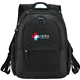 aerial view a black zoom daytripper 15 computer backpack, image 1 of 8