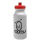a granite bottle & red lid 20 oz the omni color bike bottle with push pull lid