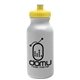 a granite bottle & yellow lid 20 oz the omni color bike bottle with push pull lid