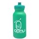 a turquoise bottle & teal lid 20 oz the omni color bike bottle with push pull lid