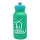 a turquoise bottle & cyan lid 20 oz the omni color bike bottle with push pull lid