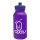a violet bottle & navy blue lid 20 oz the omni color bike bottle with push pull lid