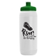 aerial view a white bottle & green lid 16 oz the sport pint, image 1 of 2