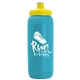 a cyan bottle & yellow lid 16 oz the sport pint