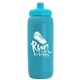 aerial view a cyan bottle & cyan lid 16 oz the sport pint, image 1 of 2