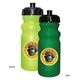 aerial view a yellow to green sun fun 20 oz cycle bottle, full color digital direct, image 1 of 2