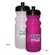 aerial view a frosted to purple sun fun 20 oz cycle bottle, full color digital direct, image 1 of 2
