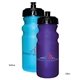 aerial view a lt. blue to violet sun fun 20 oz cycle bottle, full color digital direct, image 1 of 2