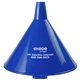 a royal blue custom one pint funnel