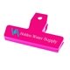 aerial view a hot pink individually polybagged 4 bag clip, image 1 of 2