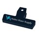 aerial view a navy blue individually polybagged 4 bag clip, image 1 of 2
