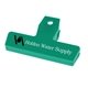 aerial view a teal individually polybagged 4 bag clip, image 1 of 2