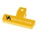 aerial view a yellow individually polybagged 4 bag clip, image 1 of 2