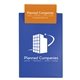 a royal blue board & orange clip polystyrene clipboard 5 3/4 x 9 3/4 x 1/8