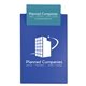 a royal blue board & teal clip polystyrene clipboard 5 3/4 x 9 3/4 x 1/8