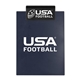 aerial view a navy blue board & black clip letter clipboard with jumbo clip, image 1 of 2