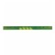 a green to yellow 12 mood wood ruler