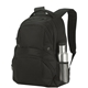 aerial view a black goodvalue black business backpack, image 1 of 5