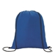 aerial view a royal good value(tm) non - woven drawstring backpack, image 1 of 2