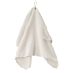aerial view a white polyester microfiber golf waffle towel, image 1 of 2