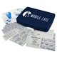 aerial view a navy blue mobile emergency med kit, image 1 of 2