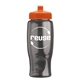 a smoke bottle & orange lid poly - pure - 27 oz transparent bottle with push pull lid