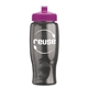 a smoke bottle & pink lid poly - pure - 27 oz transparent bottle with push pull lid
